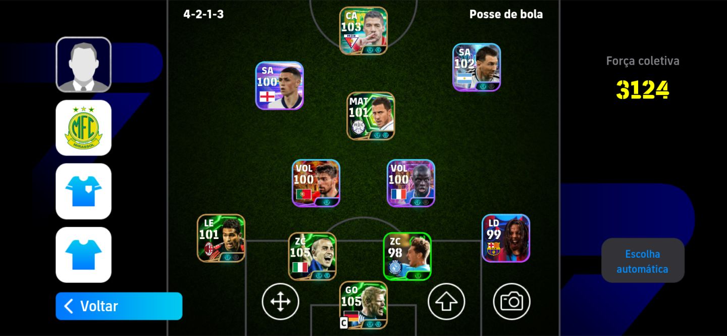 Conta Efootball Básica e Avançada