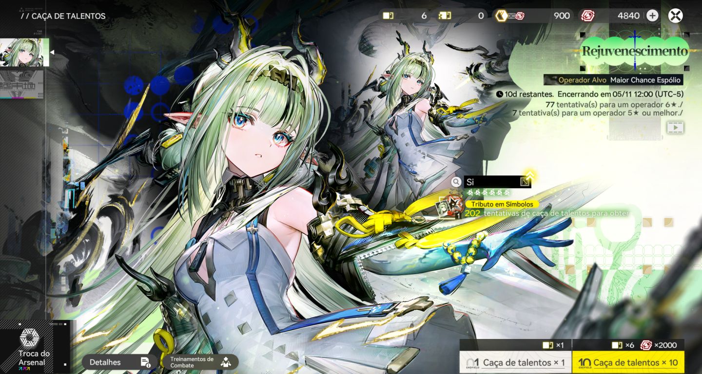 Conta Endfield no midgame! Si P5P1 + Outros.