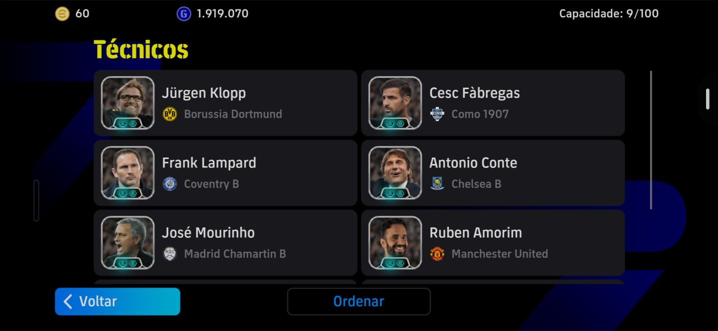 CONTA EFOOTBALL FORÇA 3243 MUITO FORTE, muitas cartas épicas e etc