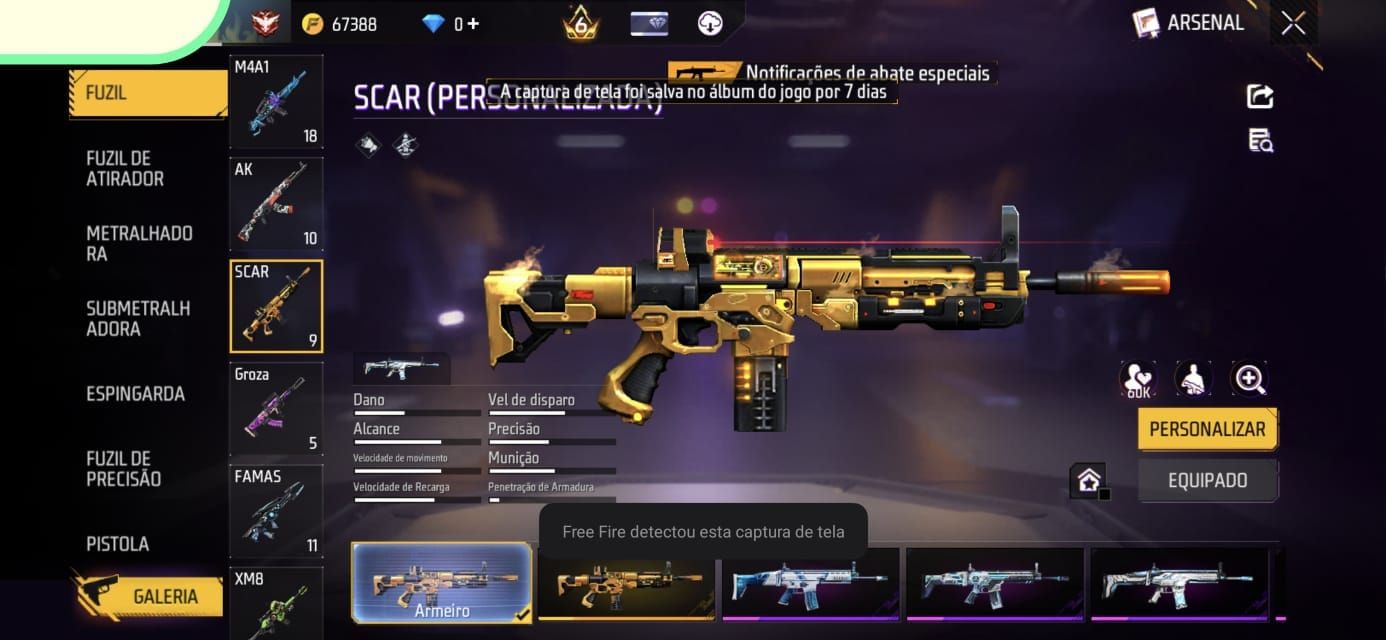 CONTA FREEFIRE - SUPER RARA- DINO VERDE - MANCHETE FOGO - LV 73