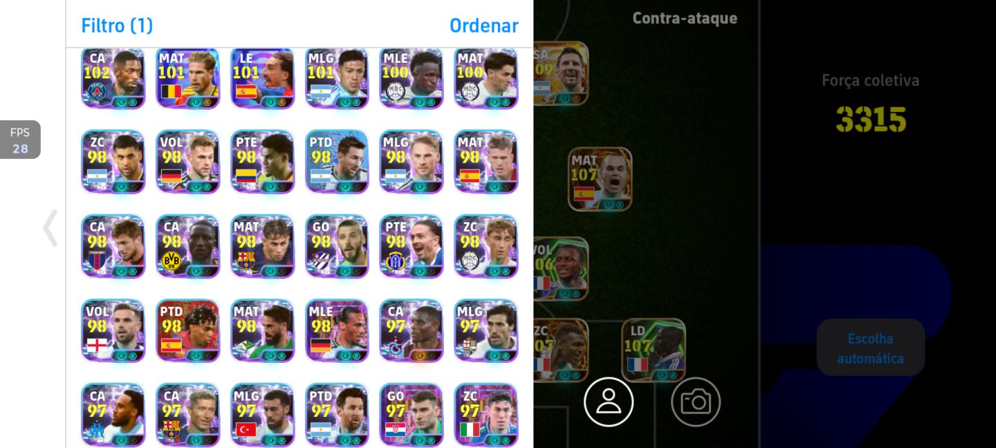 Time efootball Full épico, show time e lendários,