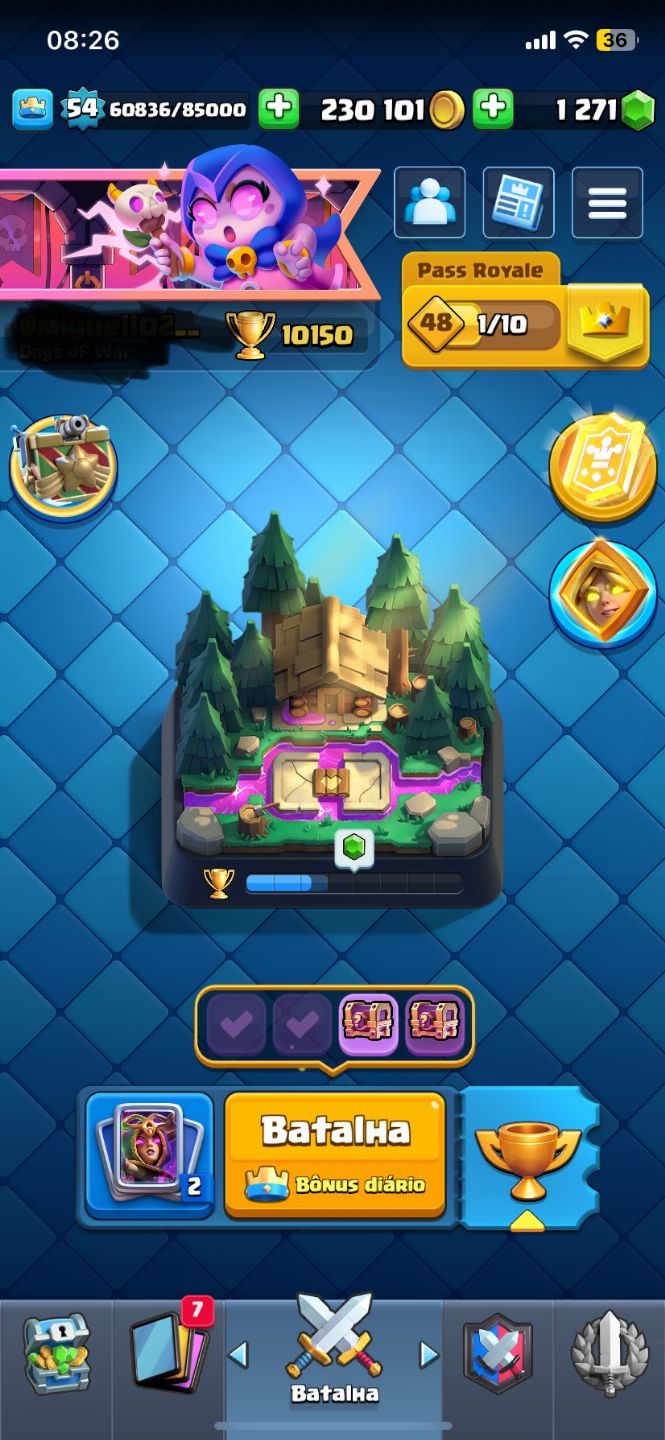 Conta De Clash Royale + Clash Of Clans Pra sair logo
