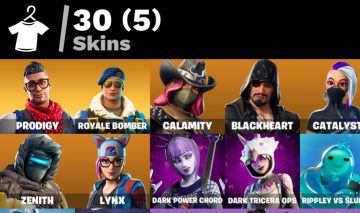 Conta Fortnite | Royale Bomber | Calamidade | Glider do Travis | Lynx | 30 Skins