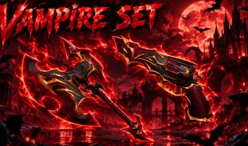 VAMPIRE SET | CONJUNTO VAMPIRO | ITEM | GODLY | MM2 | MURDER MYSTERY 2 | MISTERY