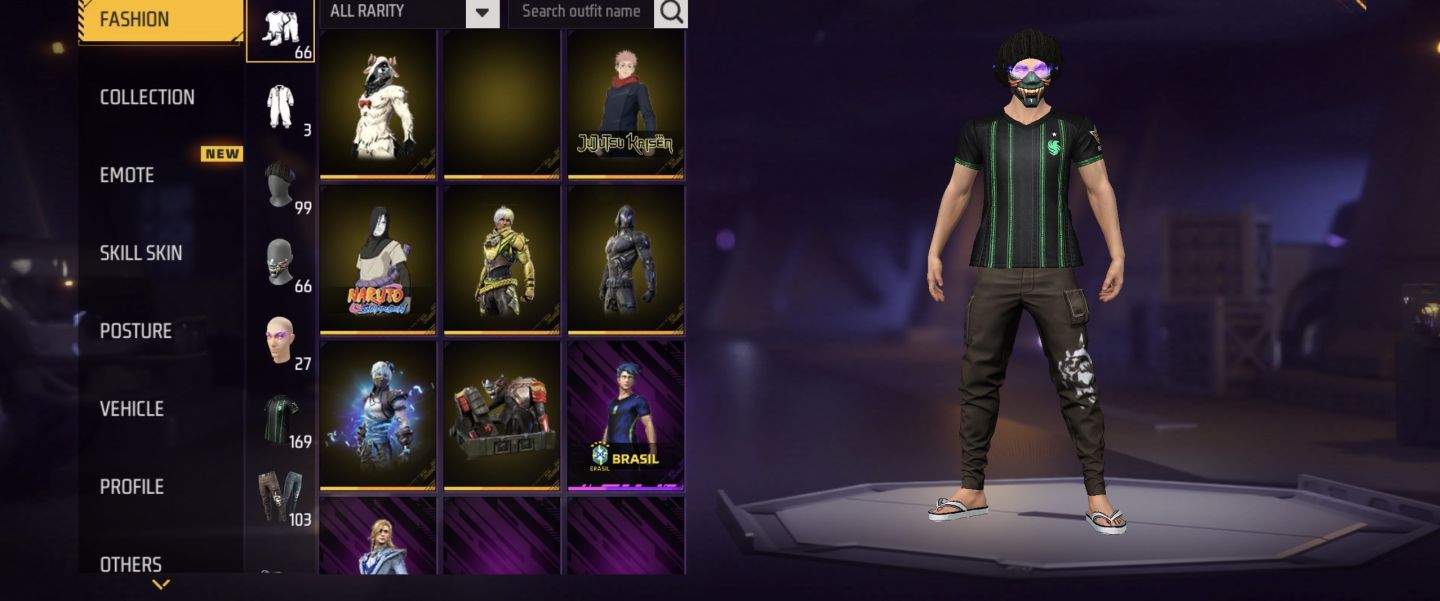 Conta Free Fire Lv. 65 | Boa apostado | Diversas Skins de Armas | 103 Calças |