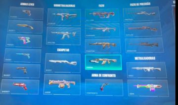 Conta radiante de valorant com skin de todas as armas