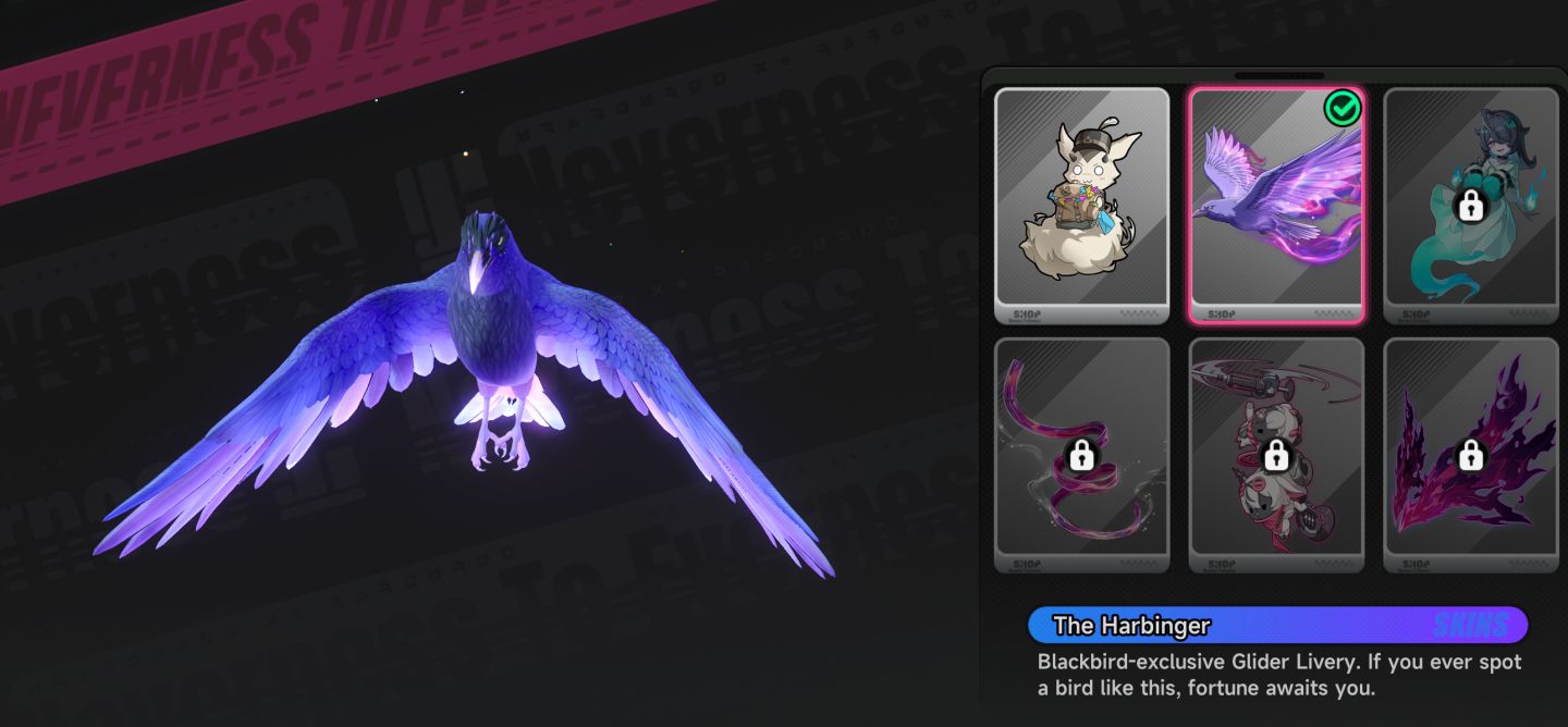BlackBird com SKIN + Glider + 1 seletor disponivel