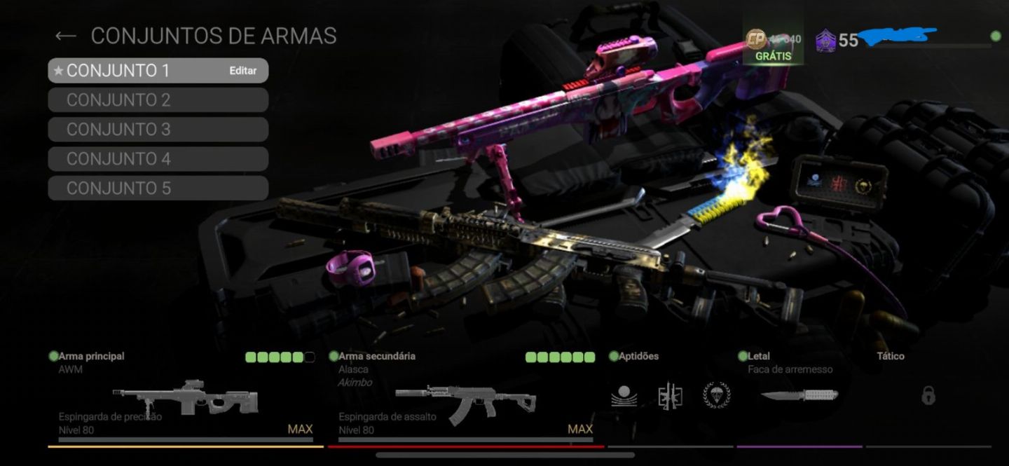 Conta combat master full upada