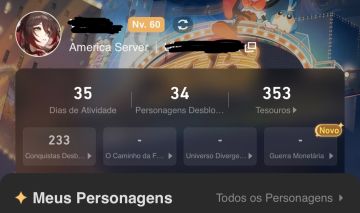 Conta Honkai: Star Rail TL 60 | Servidor América