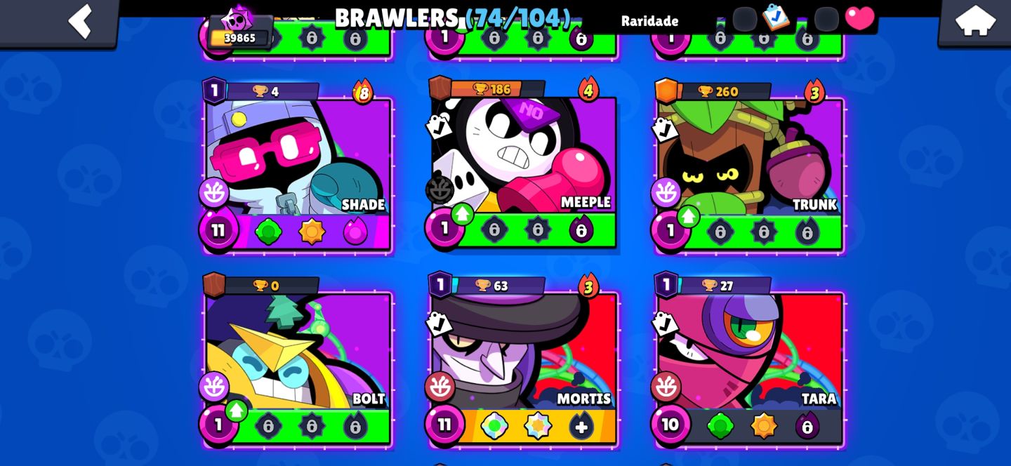 Conta de braws stars rara