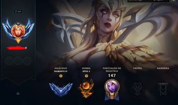 Conta Diamante 4 - 76% de Win rate