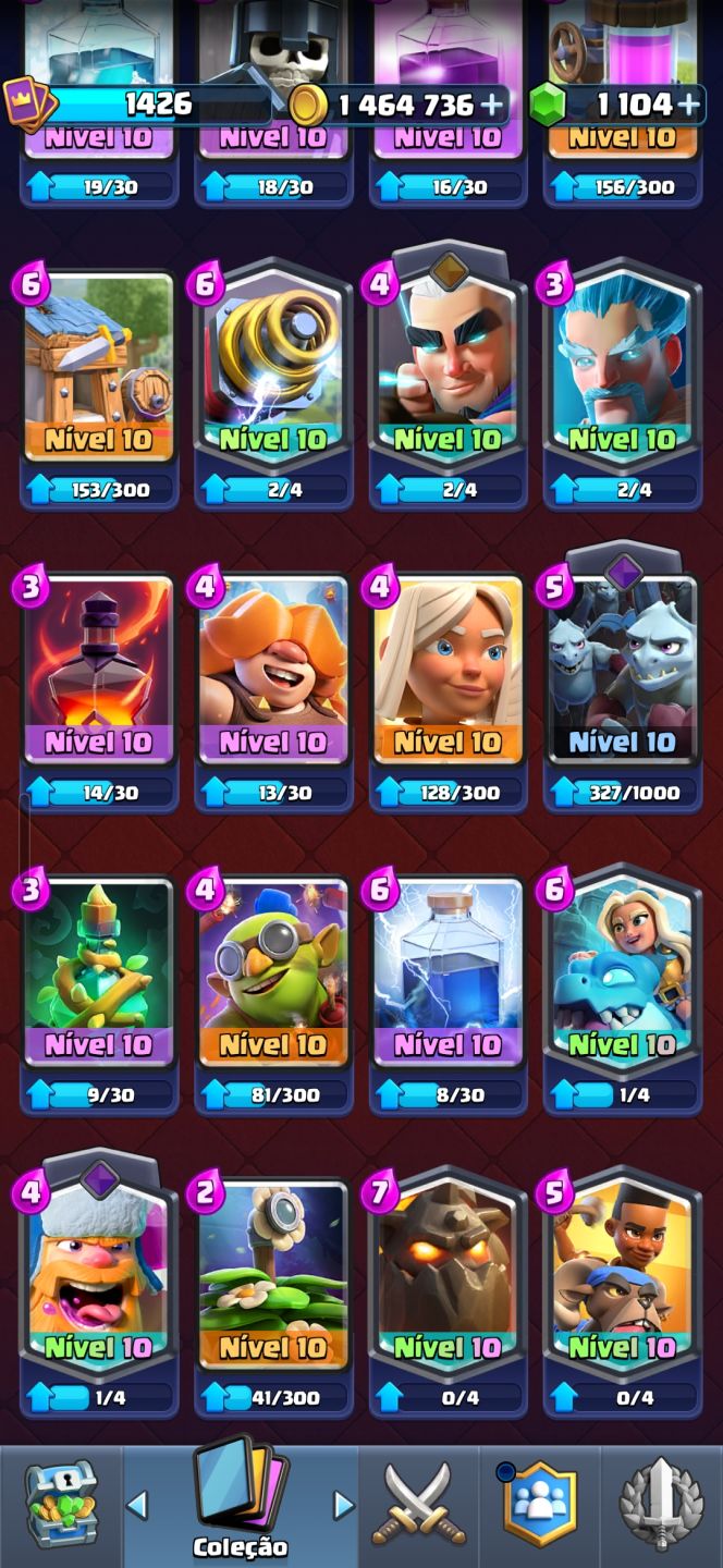 CONTA CLASH ROYALE UPADA FULL ACESSO 9300 TROFEUS