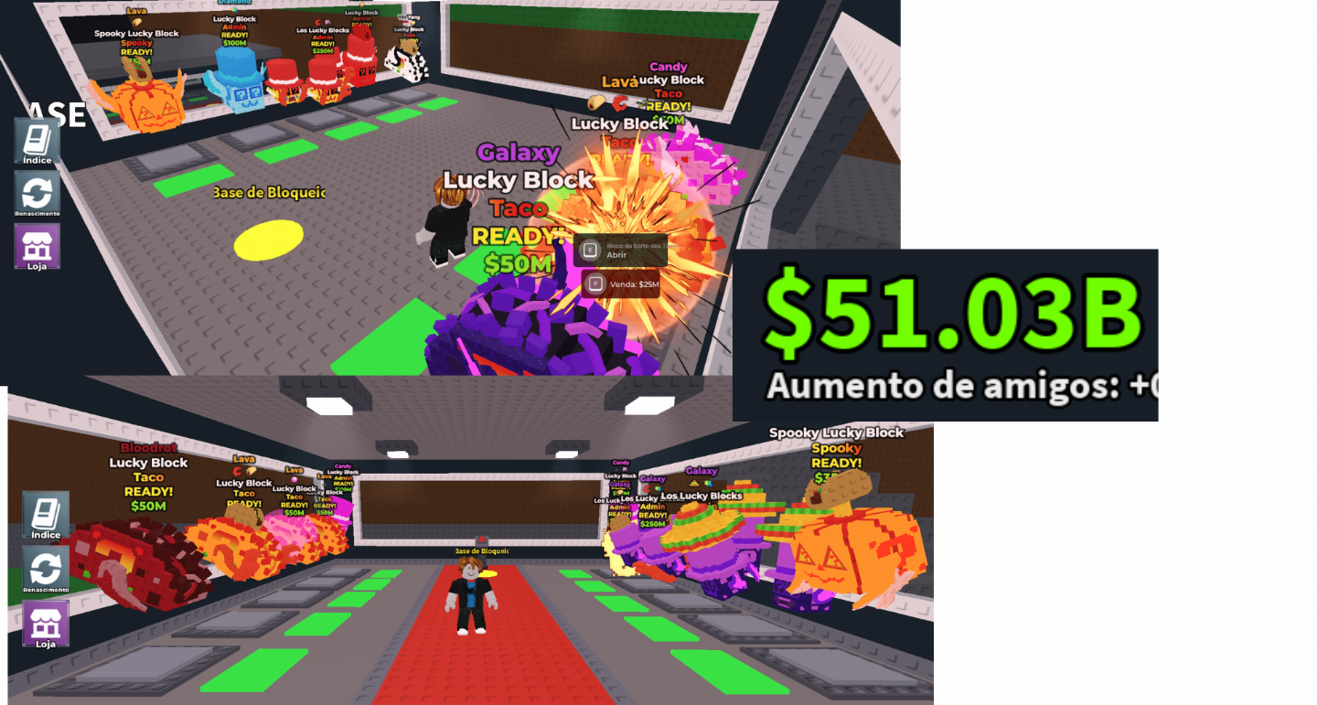 ROUBE UM BRAINROT/STEAL A BRAINROT/CONTAS/REBIRTHS/LUCKY BLOCKS/RENASCIMENTOS