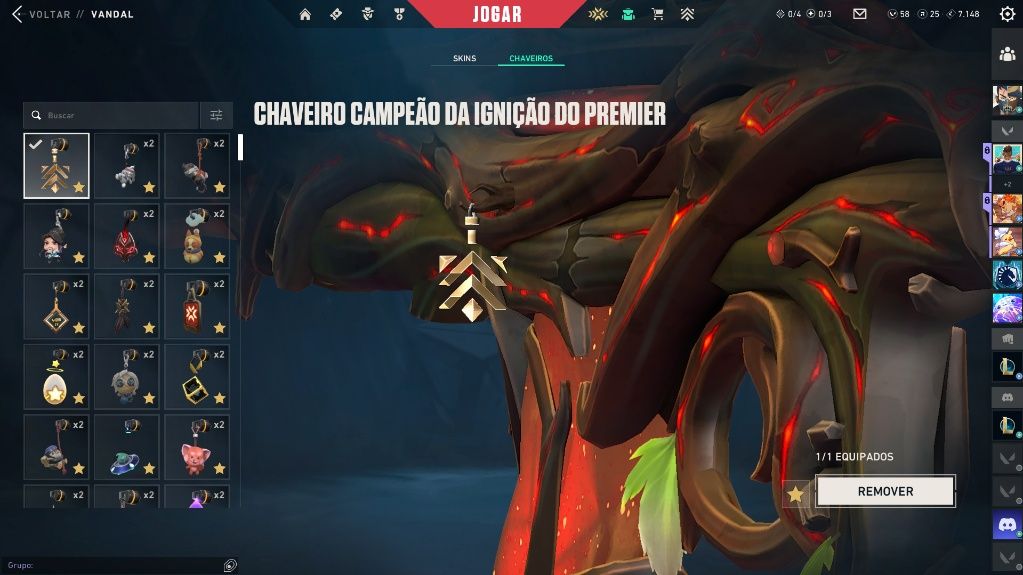 CONTA VALORANT R$ 5.6K GASTOS | CHAMPIONS 23/24/25 | FACAS, VANDALS E MAIS