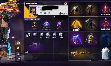 Conta de Freefire Gemada / Intermediária