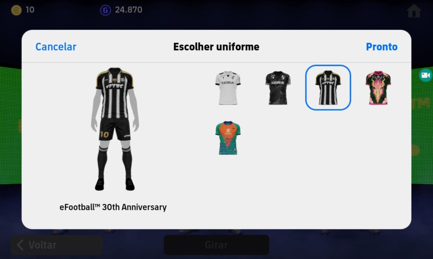 CONTA EFOOTBALL RARA! KAKA BUGADO + BAGGIO PRIME + CAFU + OSHIMEN E+++!