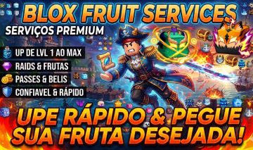 SERVIÇOS BLOX FRUITS NA SUA CONTA - RAÇA V4 -ITENS- TRIAL - DESPERTAR DE FRUTAS