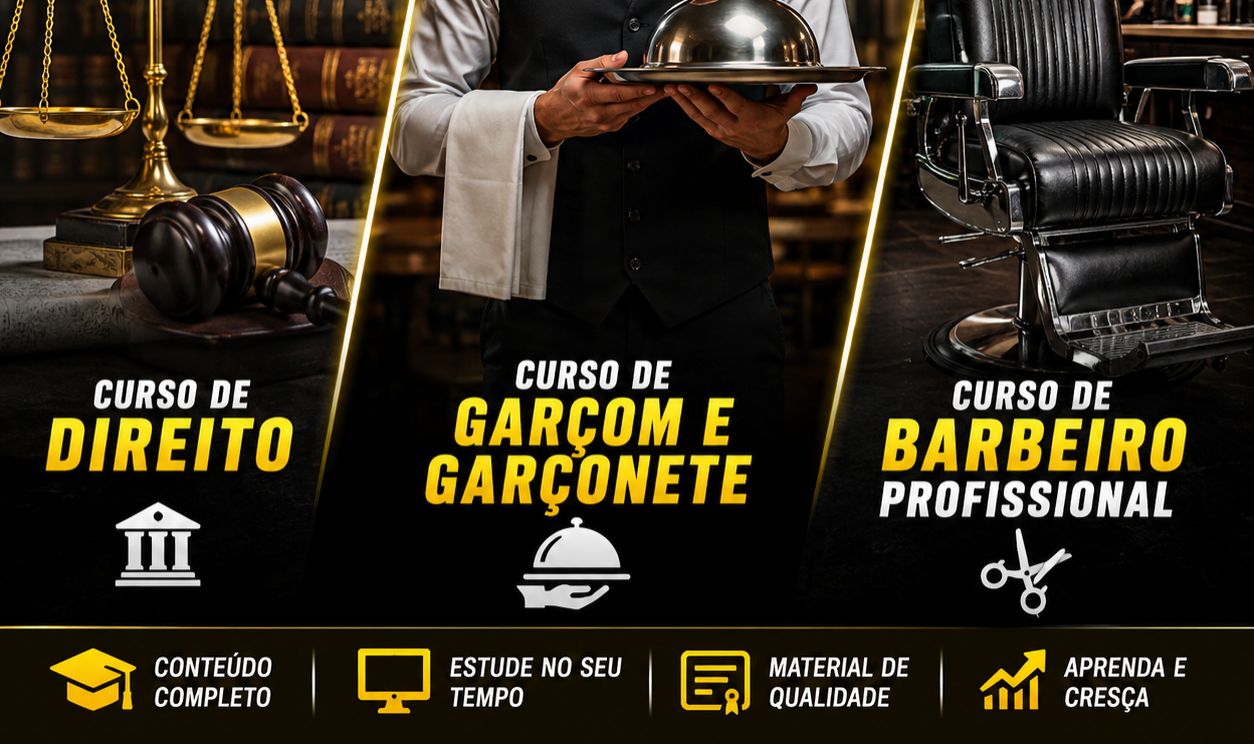 [PROMOÇÃO] PACK 2 CURSOS PROFISSIONAIS - ENTREGA AUTOMÁTICA