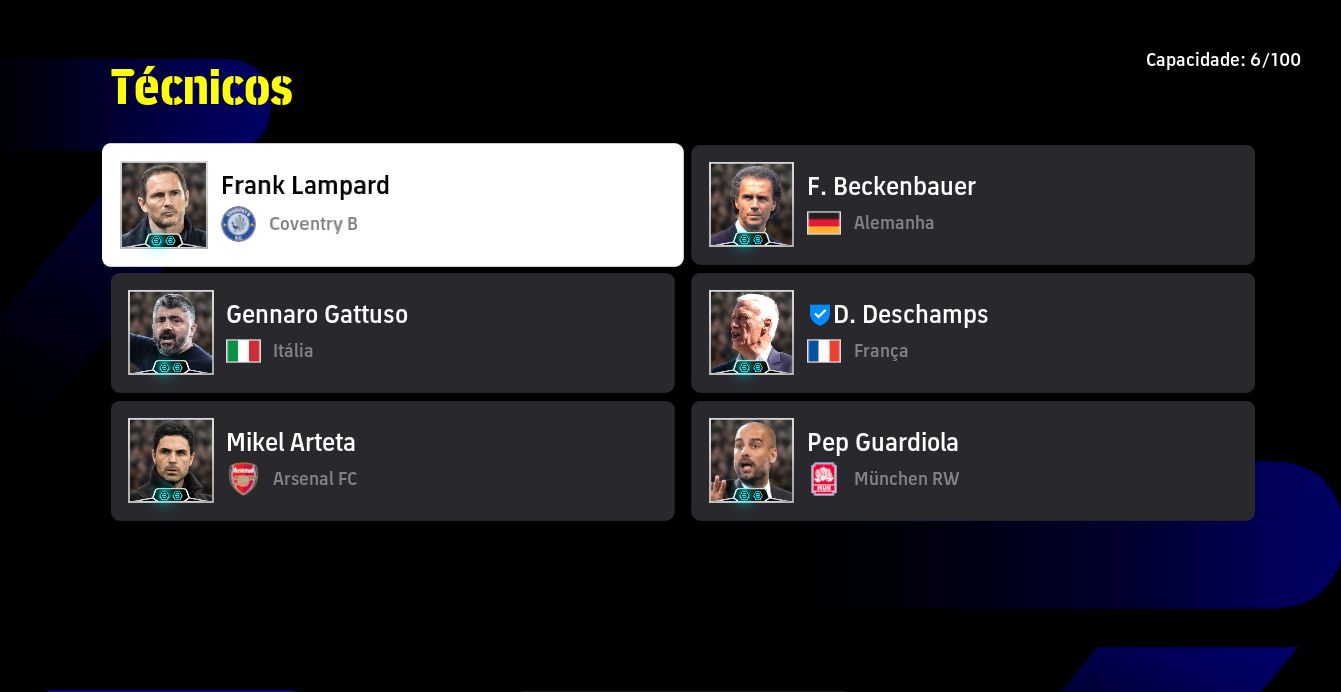 CONTA STEAM eFOOTBALL FORÇA 3213 | ZLATAN 109, NEDVD 107, BATISTUTA 105