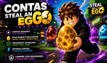 CONTAS STEAL AN EGG ROBLOX | OVOS RAROS | PROMOÇÃO BARATA