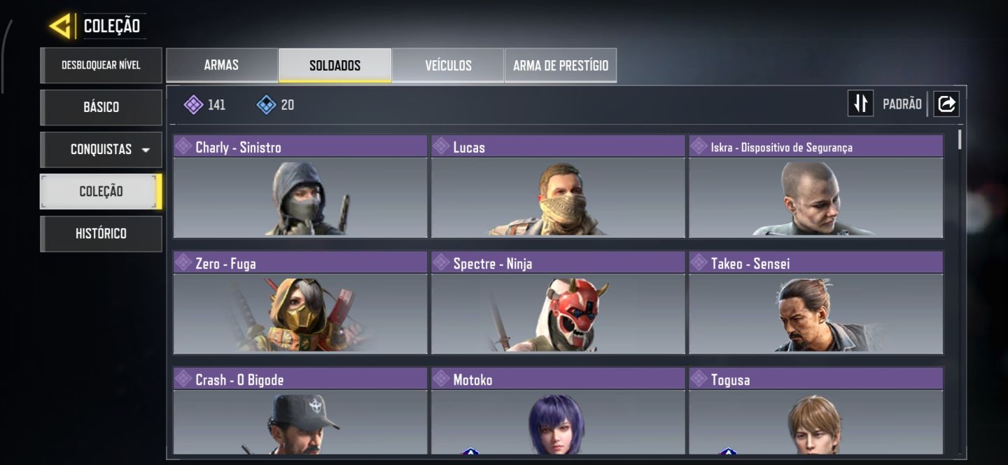 CONTA CODM COM VARIAS SKINS E PARCERIA