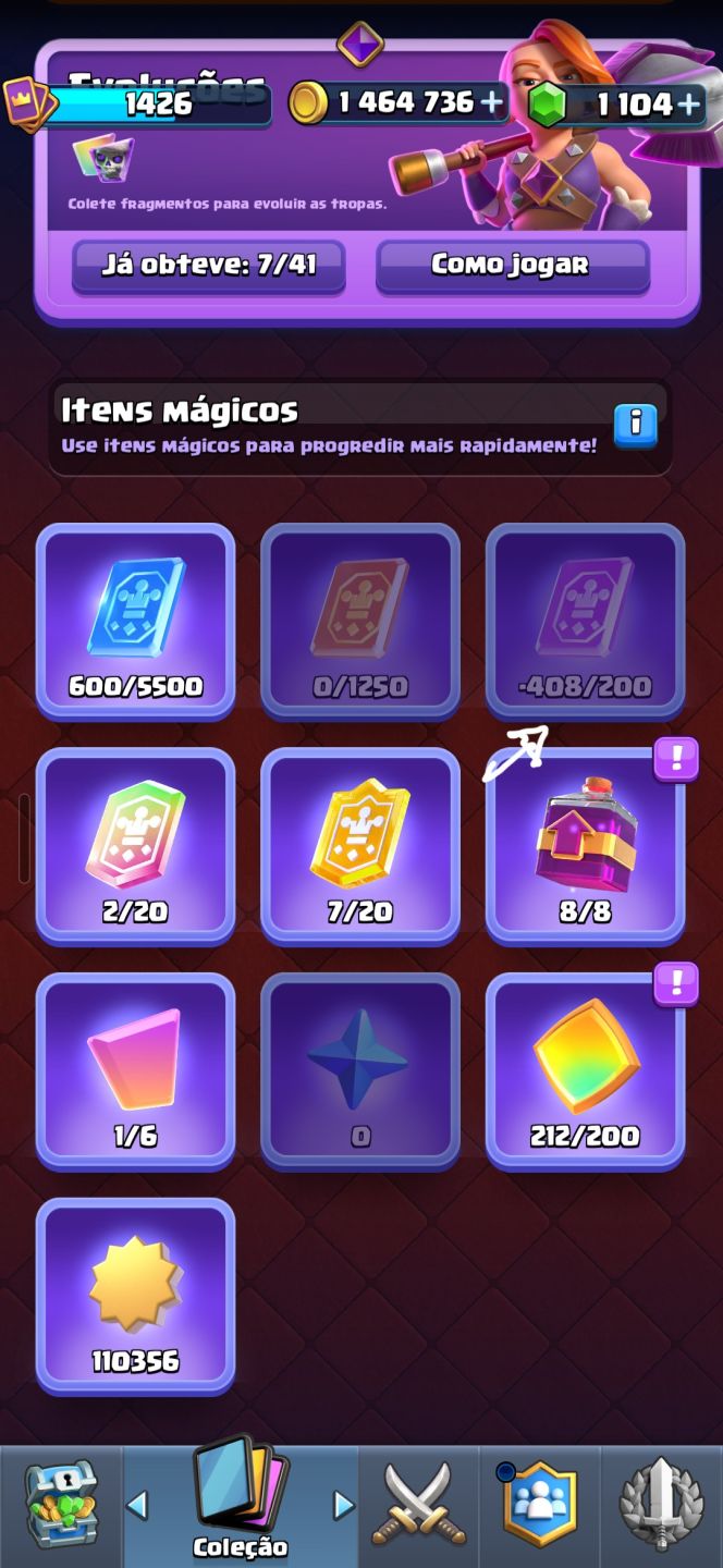 CONTA CLASH ROYALE UPADA FULL ACESSO 9300 TROFEUS