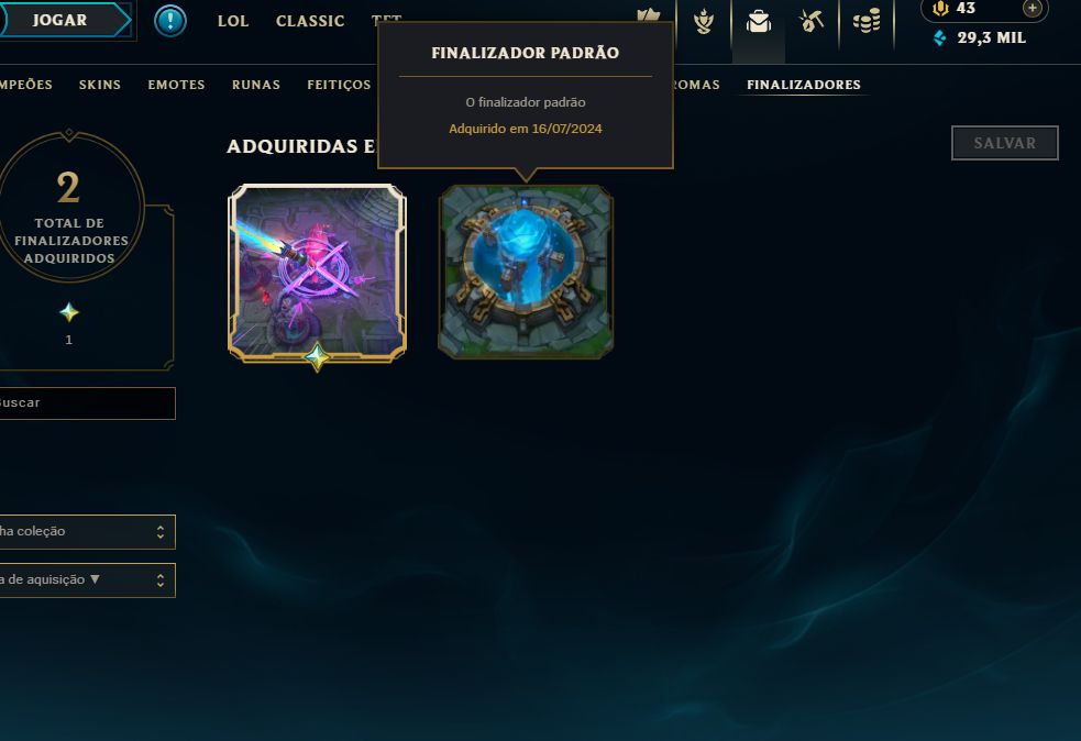 CONTA JINX FRAGMENTADA + FINALIZADOR + BANDEIRA + TODOS CAMPEÕES + 184 SKINS