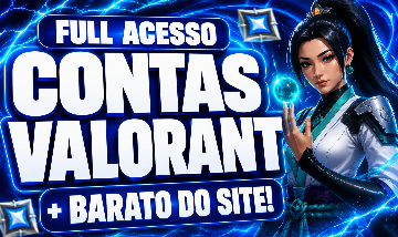 [PROMOÇÃO] CONTAS VALORANT - COMPETITIVO / UNRANKED / SMURF [ENTREGA RÁPIDA]