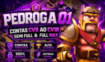 [PROMOÇÃO] CONTAS CLASH OF CLANS FULL MAX & SEMI FULL | CV 8 AO 18 |