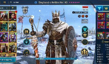 Conta lvl 52 raid shadow legends