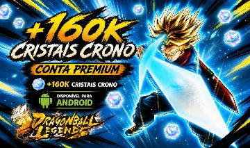 Dragon Ball Legends Conta Premium 160k Cristais Crono