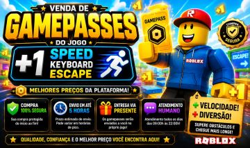 [MELHOR PREÇO] +1 SPEED KEYBOARD ESCAPE / +1 Fuga de Teclado de Velocidade