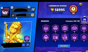 Conta de brawl stars 58K