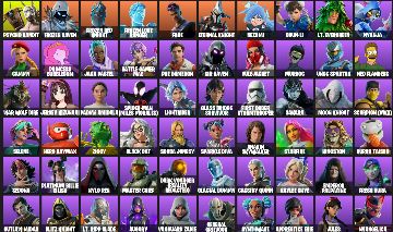 Conta Fortnite 207 Skins | Psycho Bandit, Chun-Li + Simpsons Raros