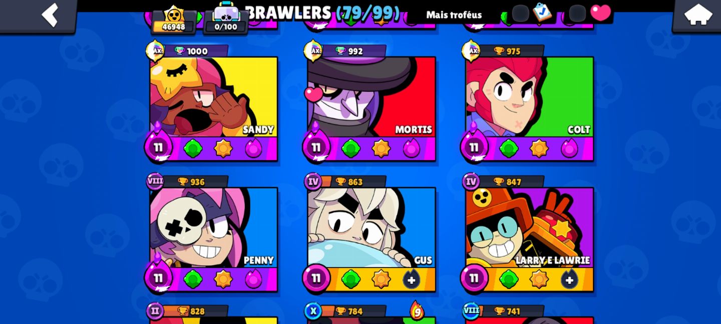 CONTA DE BRAWL STARS RARA FULL ACESSO + CONTA DE CLASH UPADA 10K TROFEÚS