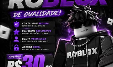 CONTA ROBLOX NICK 6 LETRAS BARATA E UPADA EM VARIOS JOGOS.