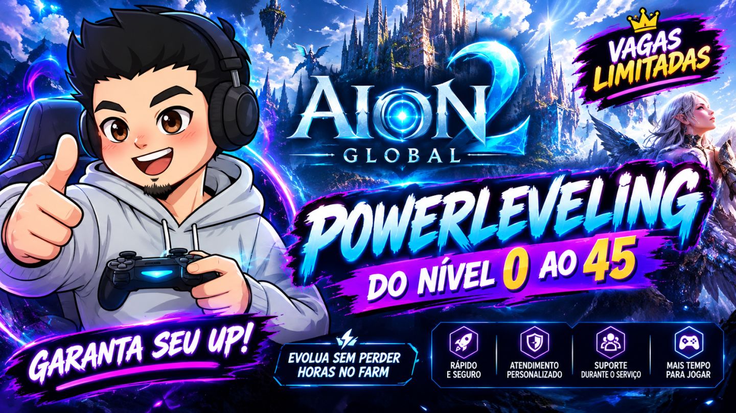 AION 2 GLOBAL | UP LEVEL 0 AO 45 | POWERLEVELING RÁPIDO