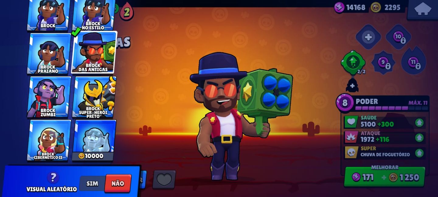 CONTA DE 2019 COM SKINS IMPOSSIVEIS DE CONSEGUIR +16 BRAWLERS NIVEL 11 !!!