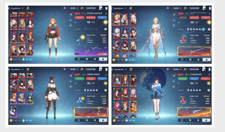 Solo Leveling:ARISe CONTA END GAME CATEGORIA 116