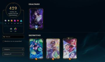 Conta de lol 429 skins - skin exaltada - finalizador e mt mais