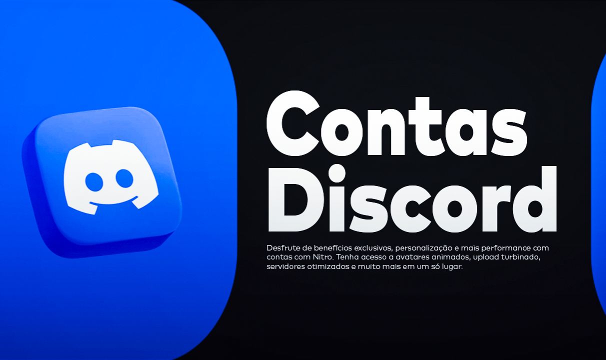 CONTAS DISCORD + 30 DIAS / CONTAS COM NITRO!