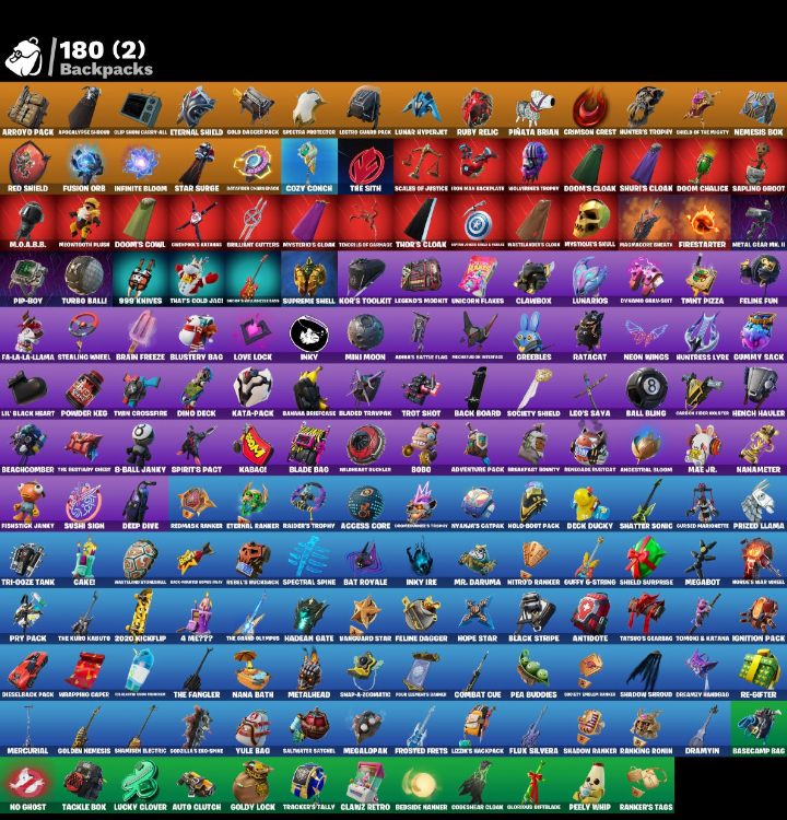 CONTA DE FORTNITE ANTIGA, MUITO RARA +190 SKINS