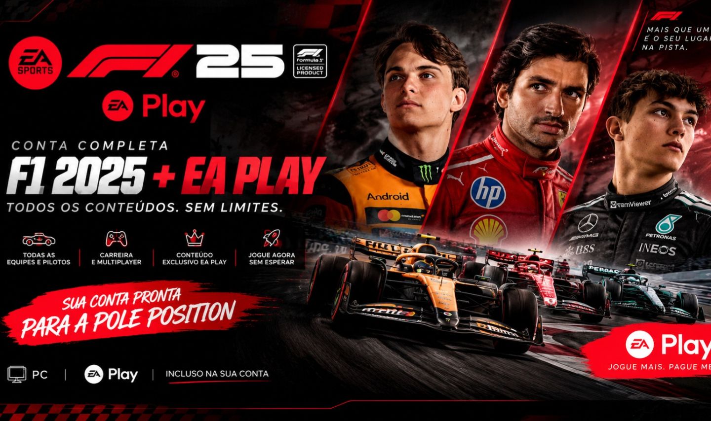 Conta F1 2025 - Ea Games FA