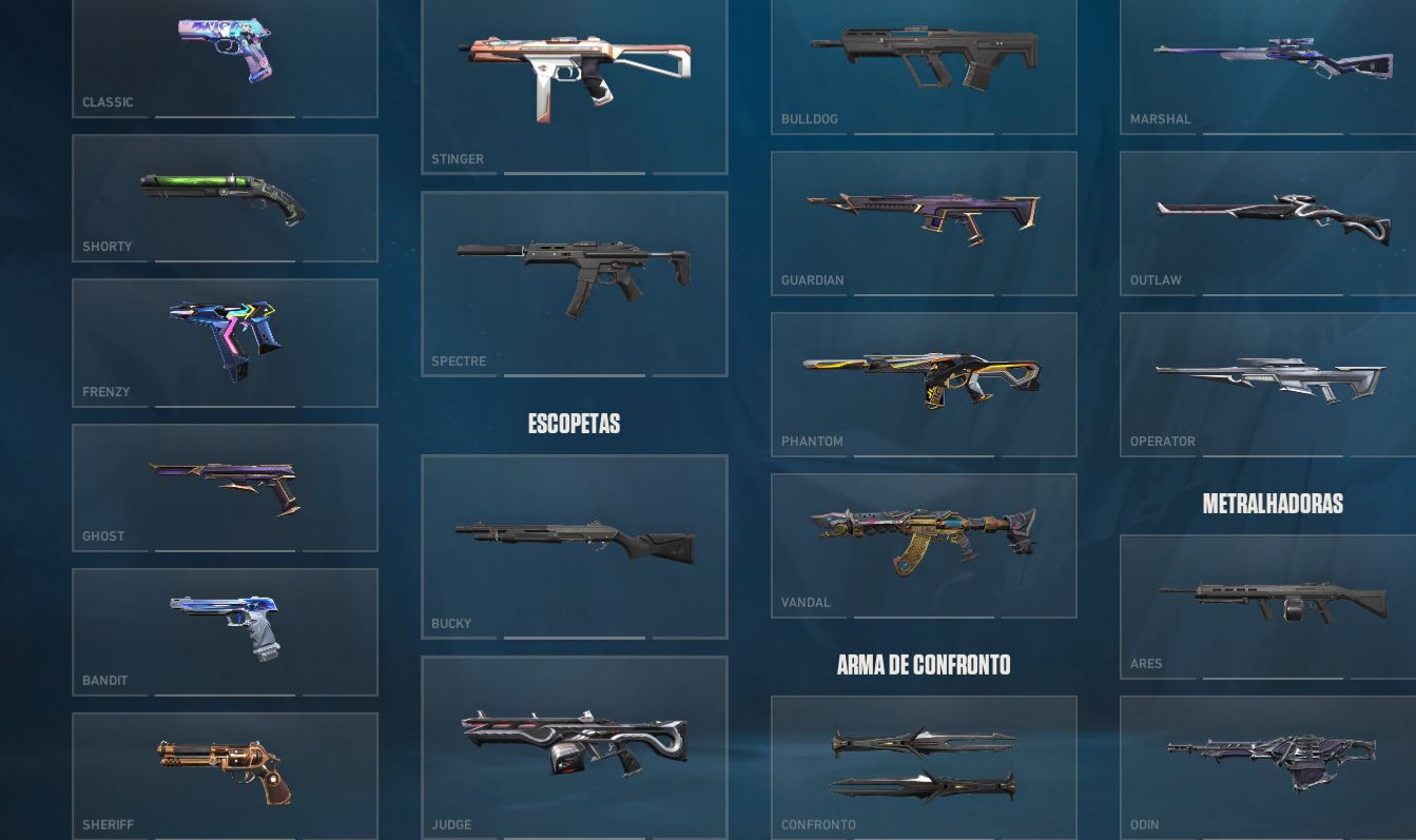 Conta Valorant muitas skins 2k gasto