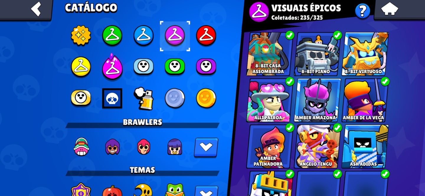 BRAWL STARS OG 79K | 545 SKINS | TODAS HIPERCARGAS | +R$ 8000 GASTOS