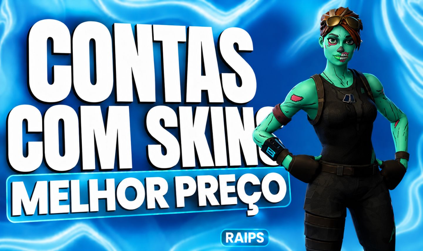 [MELHOR PREÇO] CONTAS COM SKINS FORTINITE OU VBUCKS (ENTREGA RÁPIDA)