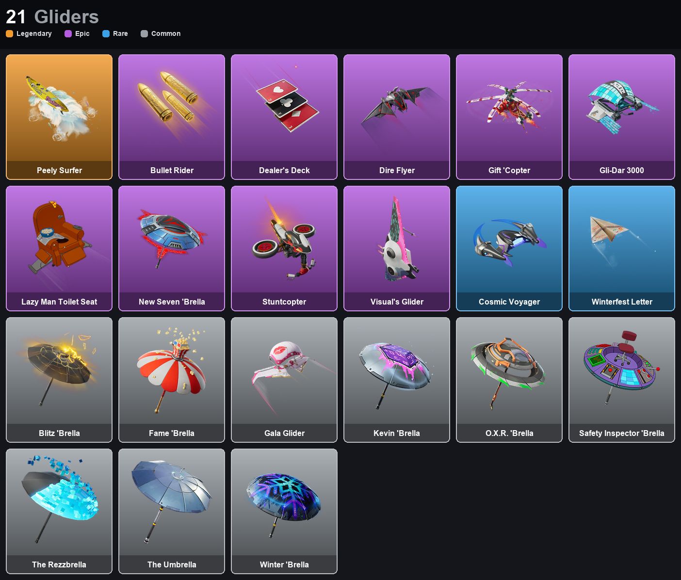 Conta 7 Skins - HINATA HYUGA - PIG THE BUTCHER - FAUN - CAMILLE