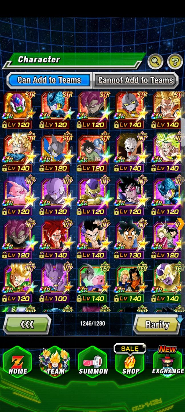 CONTA MID GAME COM MUITOS PERSONAGENS META - DOKKAN BATTLE