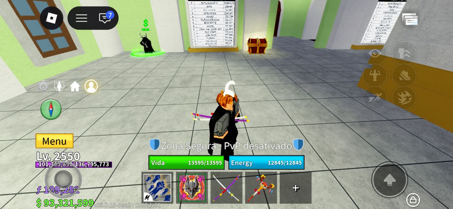 Conta blox frutos 2550