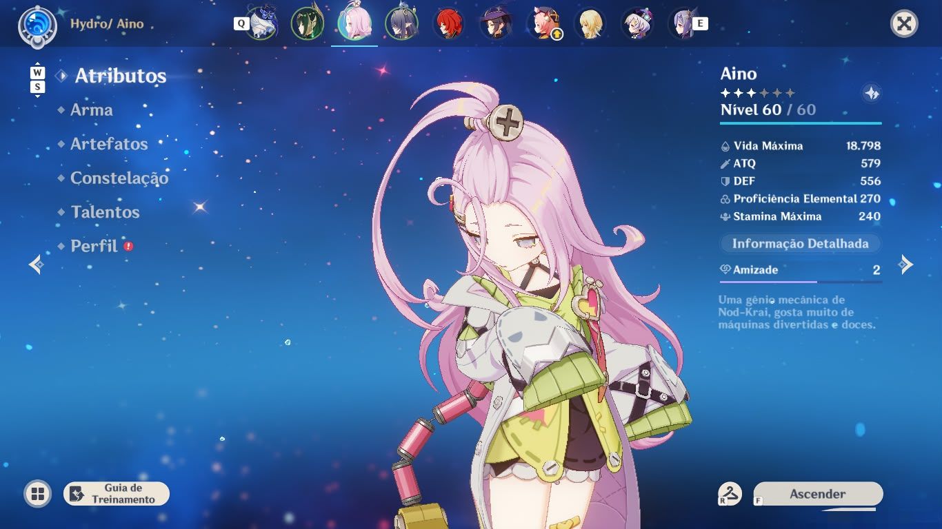 CONTA GENSHIN IMPACT AR 55 LAUMA, NEFER E FURINA